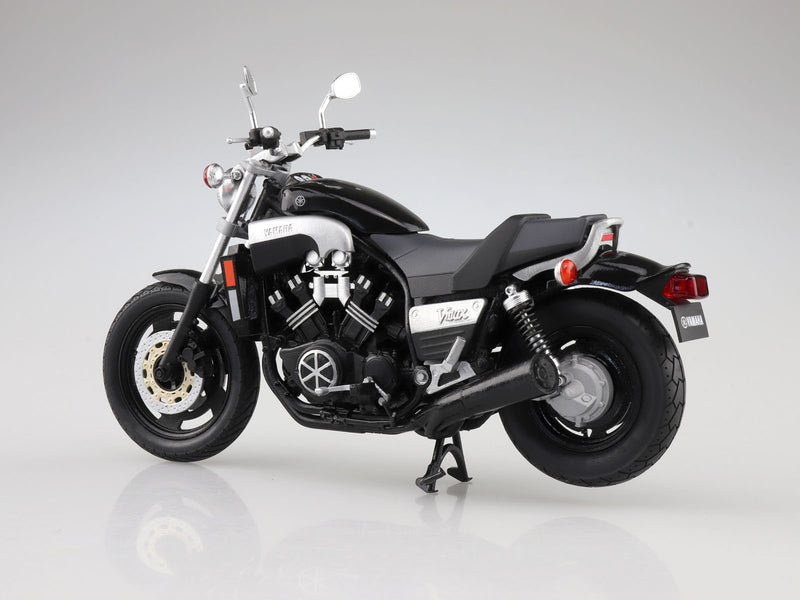 Aoshima 11185 1/12 Yamaha Vmax Black2 Diecast Motorcycle