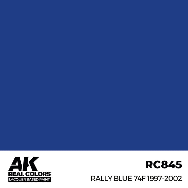 AK Interactive RC845 Real Colors Rally Blue 74F 1997-2002 17ml