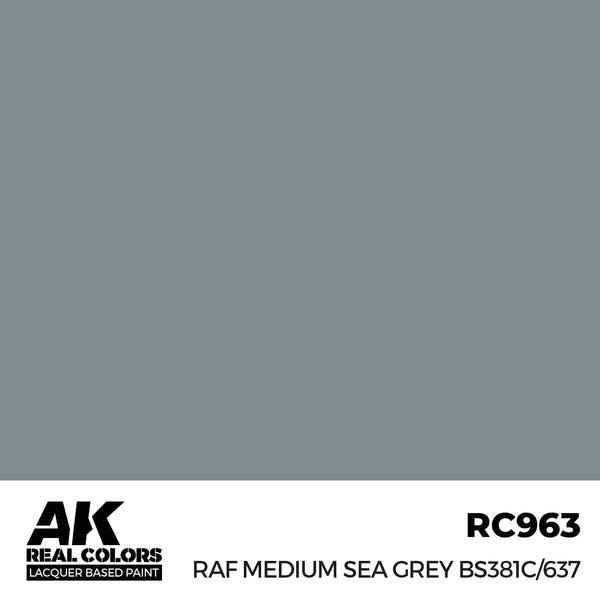 AK Interactive RC963 Real Colors RAF Medium Sea Grey BS381C/637 17ml