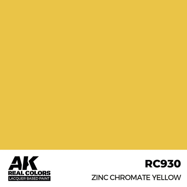 AK Interactive RC930 Real Colors Zinc Chromate Yellow 17ml