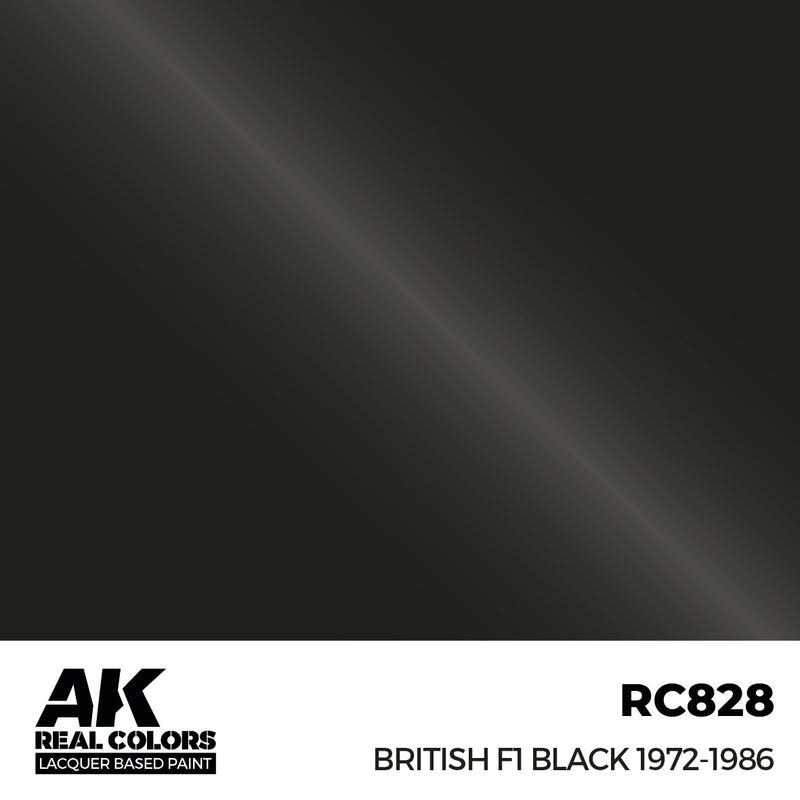 AK Interactive RC828 Real Colors British F1 Black 1972-1986 17ml