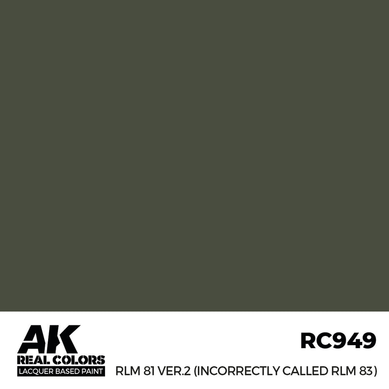 AK Interactive RC949 Real Colors RLM 81 Ver.2 (incorrectly called RLM 83) 17ml