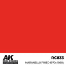 AK Interactive RC833 Real Colors Maranello F1 Red 1970s-1980s 17ml