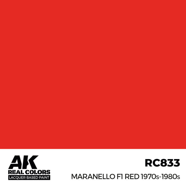 AK Interactive RC833 Real Colors Maranello F1 Red 1970s-1980s 17ml