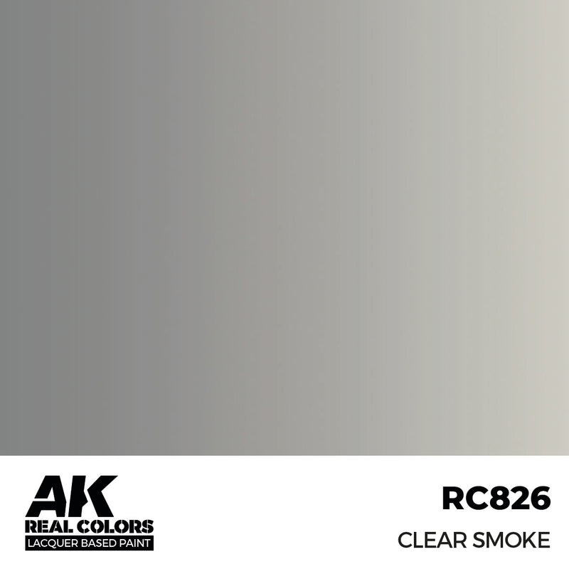 AK Interactive RC826 Real Colors Clear Smoke 17ml