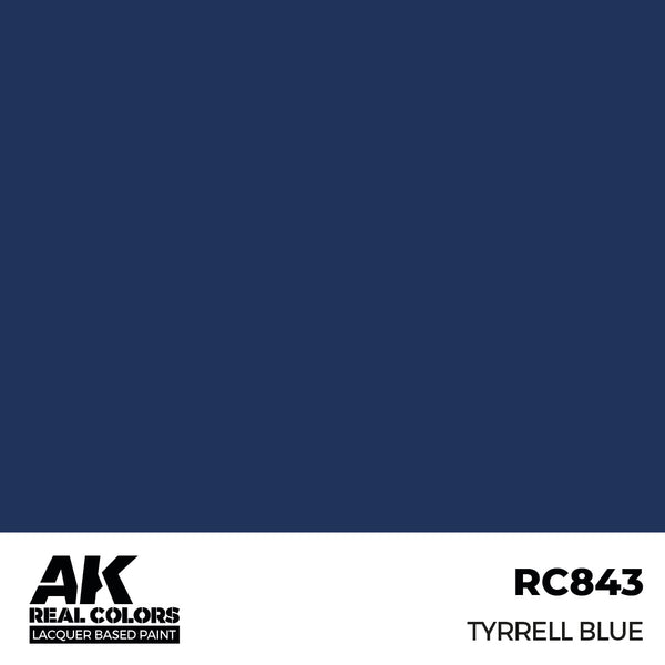 AK Interactive RC843 Real Colors Tyrrell Blue 17ml