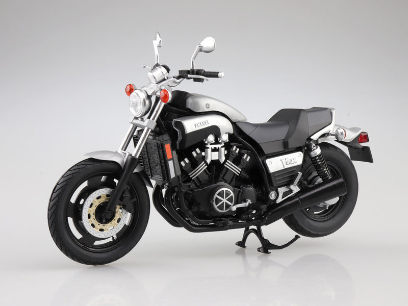 Aoshima 11186 1/12 Yamaha Vmax New Silver Dust Diecast Motorcycle