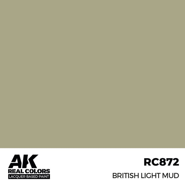 AK Interactive RC872 Real Colors British Light Mud 17ml