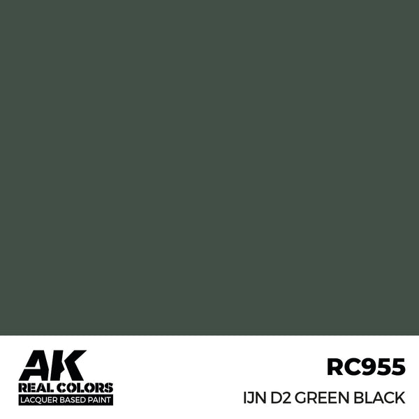 AK Interactive RC955 Real Colors IJN D2 Green Black 17ml