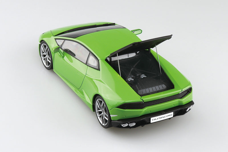 Aoshima 06642 1/24 Pre-Painted '14 Lamborghini Huracan No.4-A Green