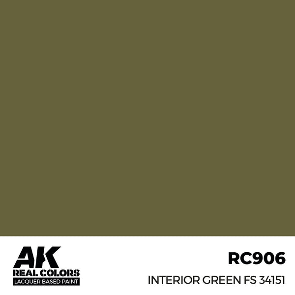 AK Interactive RC906 Real Colors Interior Green FS 34151 17ml