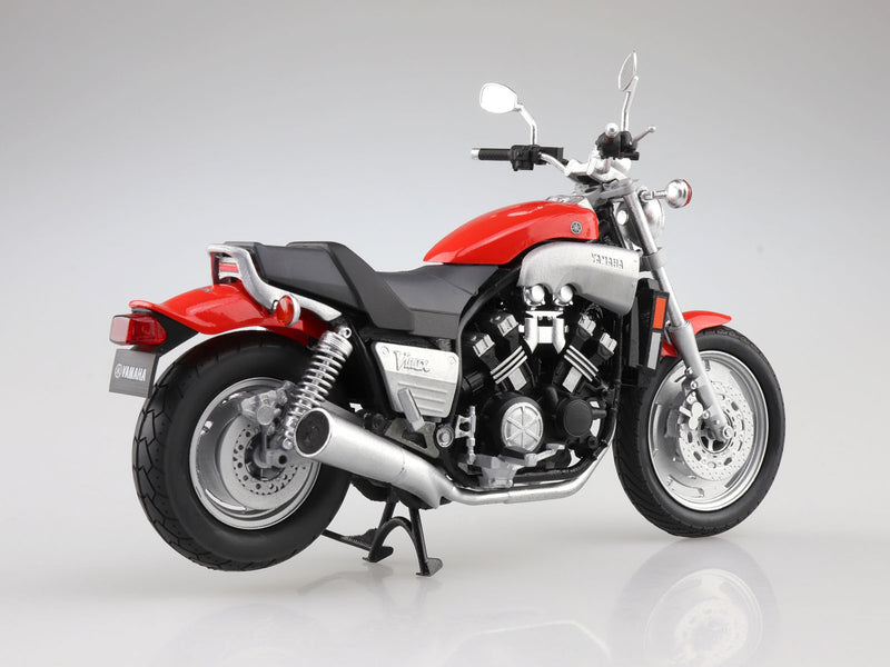 Aoshima 11187 1/12 Yamaha Vmax Fire Red Diecast Motorcycle