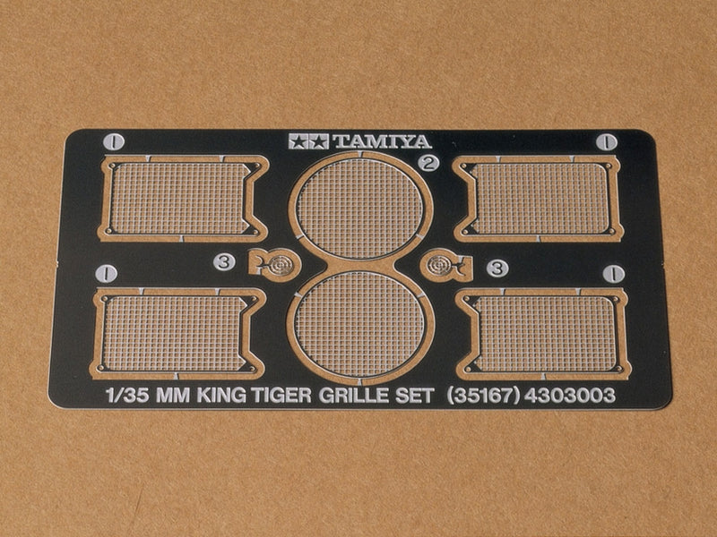 Tamiya 35167 1/35 King Tiger Photo Etched Grille Set