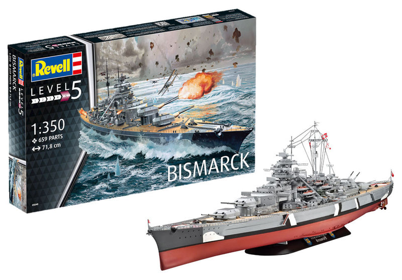Revell 5040 1/350 Battleship Bismarck