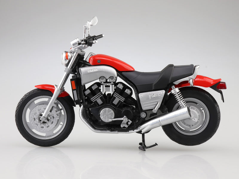 Aoshima 11187 1/12 Yamaha Vmax Fire Red Diecast Motorcycle