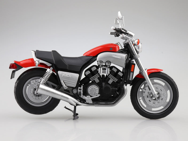 Aoshima 11187 1/12 Yamaha Vmax Fire Red Diecast Motorcycle