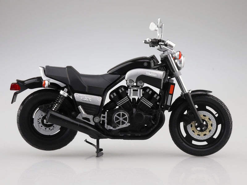 Aoshima 11185 1/12 Yamaha Vmax Black2 Diecast Motorcycle