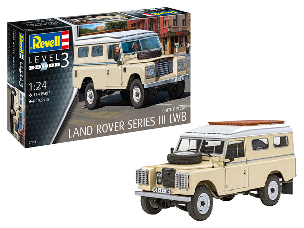 Revell 7056 1/24 Land Rover Series III LWB (Commercial)