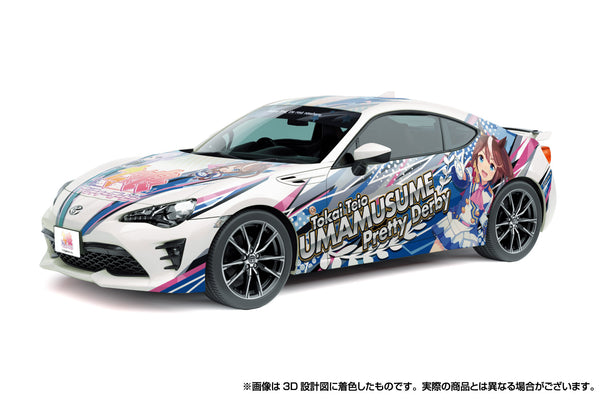 Aoshima 1/24 Japanese Animation Wrapping Car "Itasha" #1, "Uma Musume Pretty Derby Zn6 Toyota86 '16(Toyota)"