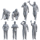 Border Models BR006 1/35 IJN Carrier Crew Pilots & Officers Resin Figures set (8 figures) for Akagi