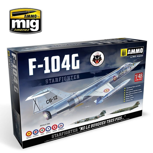 AMMO by Mig 8504 1/48 F-104G Starfighter - Spanish, Canadian, Italian, Greek, Norwegian, Turkish versions