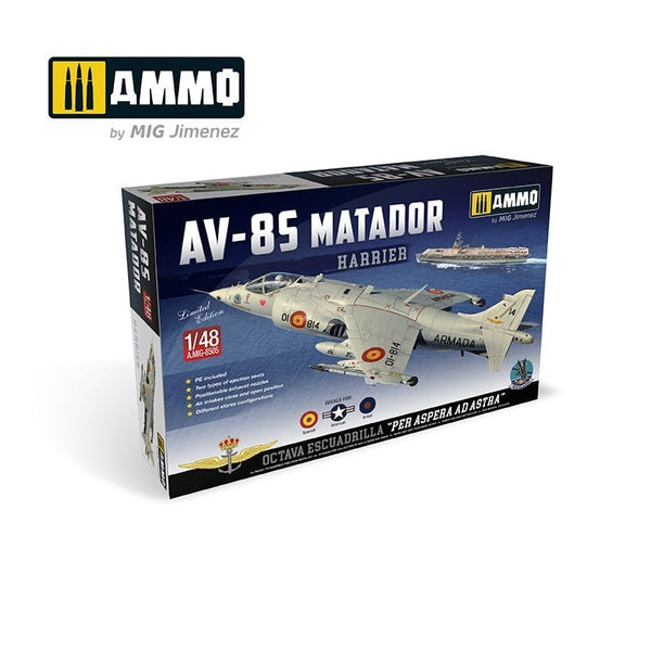 AMMO by Mig 8505 1/48 Harrier AV-8S Matador - Spanish, American, British versions