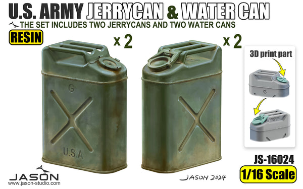 Jason Studios 16024 1/16 U.S. Army Jerrycan and Water Can