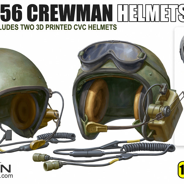 Jason Studios 16023 1/16 U.S. T-56 Crewman Helmets