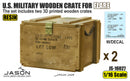 Jason Studios 16027 1/16 U.S. Military Wooden Crate for Flares