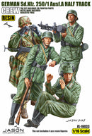 Jason Studios 16033 1/16 German Sd. Kfz. 250/1 Ausf. A. Half Track crew