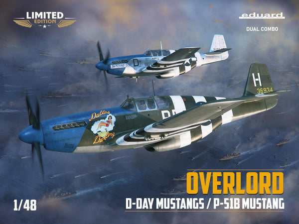 Eduard ED11181  OVERLORD: D-DAY MUSTANGS / P-51B MUSTANG DUAL COMBO