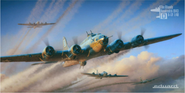 Eduard 11183 1/48 The Bloody Hundredth 1943 B-17F Flying Fortress