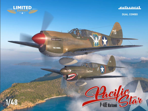 Eduard ED 11185 PACIFIC STAR P-40E Warhawk DUAL COMBO