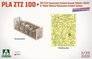 TAKOM 2222X 1/35 PLA ZTZ 100 + ZRY-222 + Robot Wolves - Ltd. Ed.