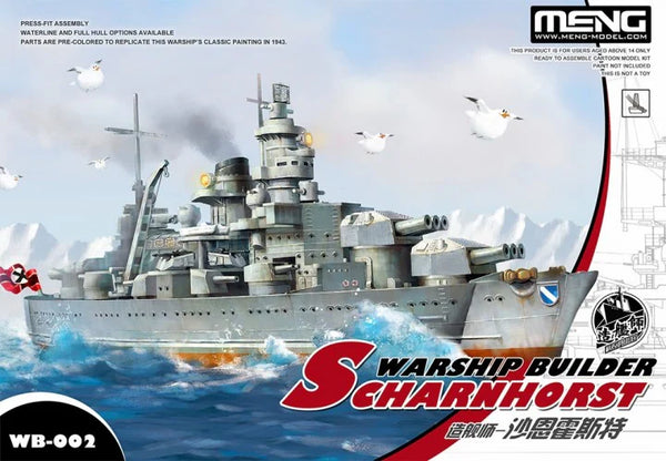 Meng WB002 Warship Builder Scharnhorst 1:Egg