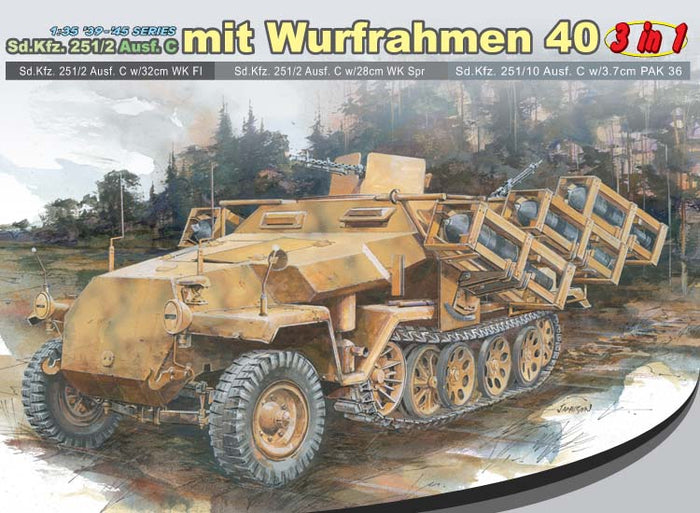 DRAGON Sd.Kfz. 251/1 Ausf. C リベットバージョン（1/35 '39-45