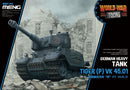 MENG WWT015 World War Toons Tiger (P) VK 45.01 Germany Heavy Tank 1:Egg