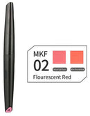 DSPIAE Marker Pen Soft Tipped Water-Based Marker Flourescent Red