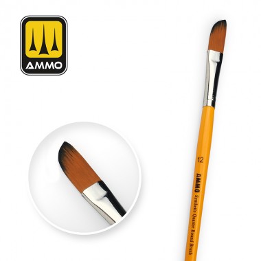 AMMO by Mig 8586 12 Synthetic Quarter Round Brush