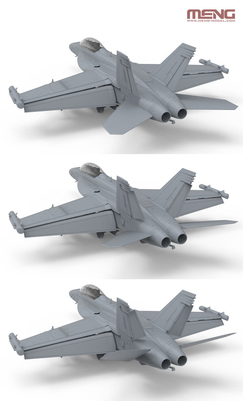 Meng LS-019 1/48 Boeing EA-18G Growler Electronic Attack Aircraft Yellow Jackets Model Kit