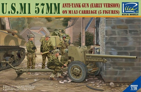 Riich 35019 1/35 U.S. M1 57mm Anti-tank gun on M1A3 Carriage