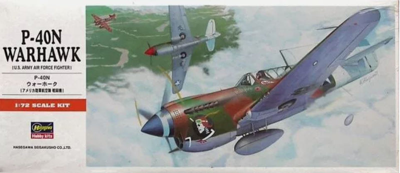 Hasegawa 00139 1/72 P-40N Warhawk