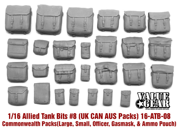 Value Gear ATB08 1/16 Allied Commonwealth Tank Bits #8 (UK, CAN, AUS Packs)