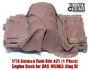 Value Gear 16GTB21 1/16 German Tank Bit Das Werks Stug 3 Engine Deck