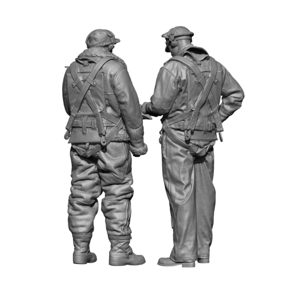 H3 Models 16002 1/16 USAAF Bomber Pilot & Crew Member - 2 figures (Resin)