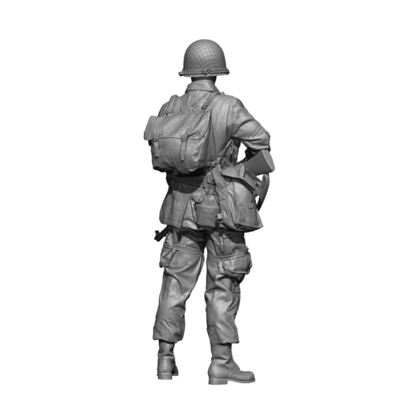 H3 Models 16007 1/16 WW2 U.S. Paratrooper - RIFLEMAN (Resin)