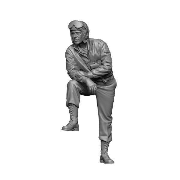 H3 Models 16023 1/16 WW2 U.S. Tank Commander (Resin)