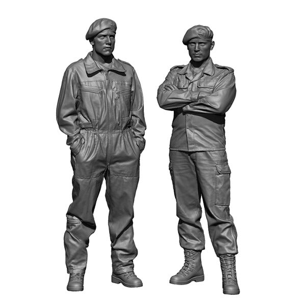 H3 Models 16033 1/16  Modern Bundeswehr Panzer Crew (Resin) - 2 figures