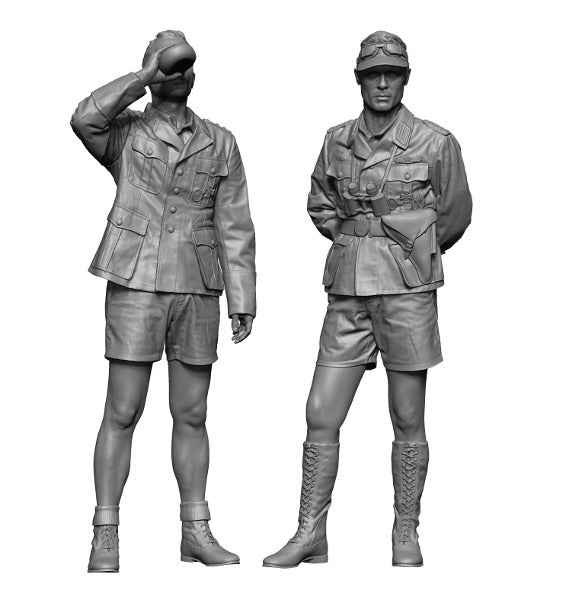 H3 Models 16058 1/16 WW2 German DAK Officer set (Resin)