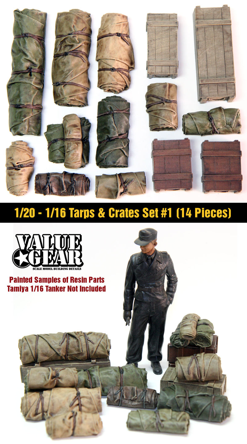 Value Gear  16UTB02 1/16 - Tarp & Crate Set